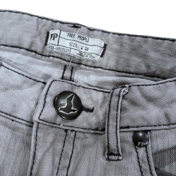 Free People Grey Skinny Jeans - Picture 3 of 4
